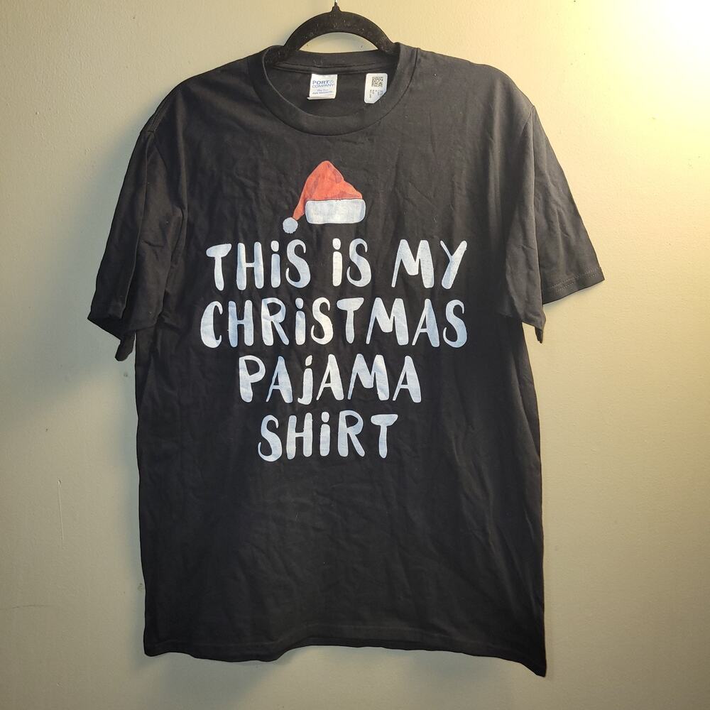 This is my Christmas Pajama Shirt‎  Unisex T-Shirt Sise Large Holiday